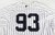2019 New York Yankees Zack Zehner #93 Game Used White Jersey ST Opening Day 4