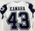 2020 Dallas Cowboys Azur Kamara #43 Game Issued White Jersey Color Rush 42 801