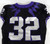 2021 Texas Christian TCU Horned Frogs #32 Game Used Black Jersey Football NP R