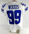 2019 Dallas Cowboys Antwaun Woods #99 Game Used White Jersey 50 818