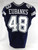 2013 Dallas Cowboys Darius Eubanks #48 Game Issued Navy Jersey 42 838