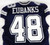 2013 Dallas Cowboys Darius Eubanks #48 Game Issued Navy Jersey 42 838