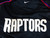 2003-04 Toronto Raptors Corie Blount #44 Game Used Black Warm Up Jacket 4XL 038