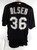2003-06 Florida Marlins Scott Olsen #36 Game Used Black Jersey BP ST XL 782