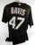 2003-06 Florida Marlins Davis #47 Game Used Black Jersey BP ST XL 789