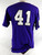 2010s Texas Christian TCU Horned Frogs #41 Game Used Purple Jersey Baseball L 84
