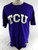 2010s Texas Christian TCU Horned Frogs #42 Game Used Purple Jersey Baseball L 85