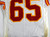 1999 Kansas City Chiefs Jeff Smith #65 Game Issued White Jersey 48 659
