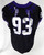 2019-24 Texas Christian TCU Frogs #93 Game Used Black Jersey Football NP R 46 3