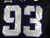 2019-24 Texas Christian TCU Frogs #93 Game Used Black Jersey Football NP R 46 3