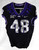 2019-24 Texas Christian TCU Frogs #48 Game Used Black Jersey Football NP R 40 4