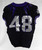2019-24 Texas Christian TCU Frogs #48 Game Used Black Jersey Football NP R 40 4