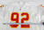 Kansas City Chiefs #92 Game Issued White Jersey 46 315