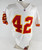 2001 Kansas City Chiefs #42 Game Issued White Jersey 42 311