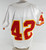 2001 Kansas City Chiefs #42 Game Issued White Jersey 42 311
