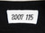 2007 Arizona Diamondbacks Jorge Julio #50 Game Used Black Jersey 50 405