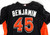 Miami Marlins Benjamin #45 Game Used Black Jersey BP ST 48 791