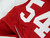 2014 San Francisco 49ers Nick Moody #54 Game Issued Red Jersey 44 DP96851