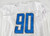 2022 Detroit Lions Michael Brockers #90 Game Issued White Practice Jersey 50 4