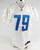 2017 Detroit Lions Alex Barnett #79 Game Issued White Practice Jersey 48 D165