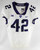 2018 Texas Christian TCU Frogs #42 Game Used White Jersey Football NP Rem 44 621