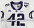 2018 Texas Christian TCU Frogs #42 Game Used White Jersey Football NP Rem 44 621