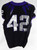 2019-24 Texas Christian  Horned Frogs #42 Game Used Black Jersey Football NP 8