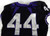 2019-24 Texas Christian TCU Frogs #44 Game Used Black Jersey Football NP R1
