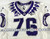 2019-24 Texas Christian TCU Frogs #76 Game Used White Jersey Football NP R 48 29
