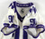 2019-24 Texas Christian TCU Frogs #90 Game Used White Jersey Football NP R 48 31