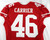 2015 San Francisco 49ers Derek Carrier #46 Game Issued Red Jersey 44 DP96853