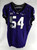 2019-24 Texas Christian TCU Frogs #54 Game Used Purple Jersey Football NP R 48 0