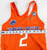 2018 Boise State Broncos #2 Game Used Orange Jersey 60 P Beach Volleyball S 9