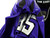 2019-24 Texas Christian TCU Frogs #85 Game Used Purple Jersey Football NP R 40 9