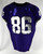2019 Texas Christian TCU Frogs #86 Game Used Purple Jersey 150th P Football 38