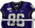 2019 Texas Christian TCU Frogs #86 Game Used Purple Jersey 150th P Football 38