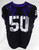 2019-24 Texas Christian TCU Frogs #50 Game Used Black Jersey Football NP R 46 86