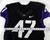 2010s Texas Christian TCU Horned Frogs #47 Game Used Black Jersey Football NPR 0