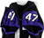 2010s Texas Christian TCU Horned Frogs #47 Game Used Black Jersey Football NPR 0