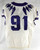 2019-24 Texas Christian TCU Frogs #91 Game Used White Jersey Football NP R 46 32