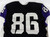 2010s Texas Christian TCU Frogs #86 Game Used Black Jersey Football NP Rem 46 9
