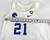 2018 Boise State Broncos #21 Game Used White Jersey 60 Patch Beach Volleyball 1