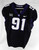 2010s Texas Christian TCU Frogs #91 Game Used Black Jersey Football NP Rem 44 0
