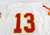 2001 Kansas City Chiefs #13 Game Issued White Jersey 42 300