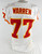 2001 Kansas City Chiefs Warren #77 Game Issued White Jersey 46 292