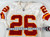 2002 Kansas City Chiefs Taje Allen #26 Game Issued White Jersey 44 333