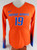 2022 Boise State Broncos #19 Game Used Orange Jersey Volleyball L 758