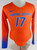 2022 Boise State Broncos #17 Game Used Orange Jersey Volleyball S 757