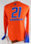 2022 Boise State Broncos #21 Game Used Orange Jersey Volleyball L 760