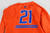 2022 Boise State Broncos #21 Game Used Orange Jersey Volleyball L 760